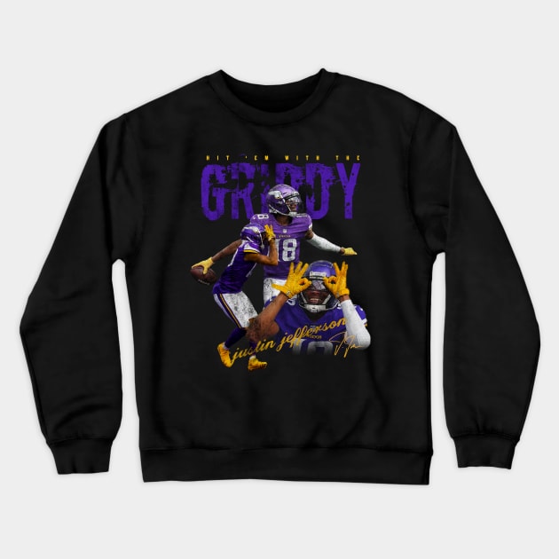 The Griddy Jefferson Crewneck Sweatshirt by Resatuki